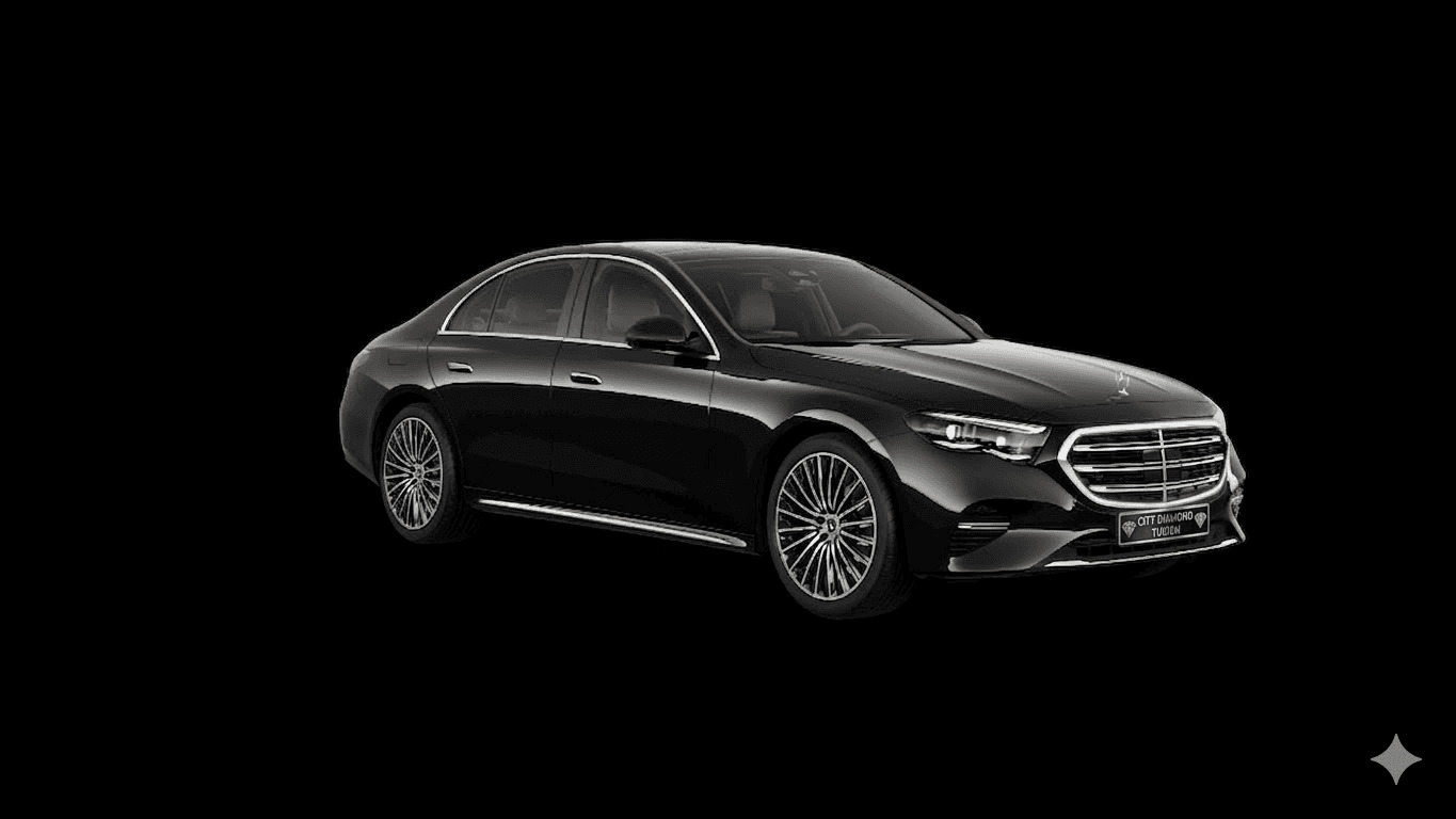 Siyah Mercedes-Benz E-Serisi, City Diamond Turizm plakalık